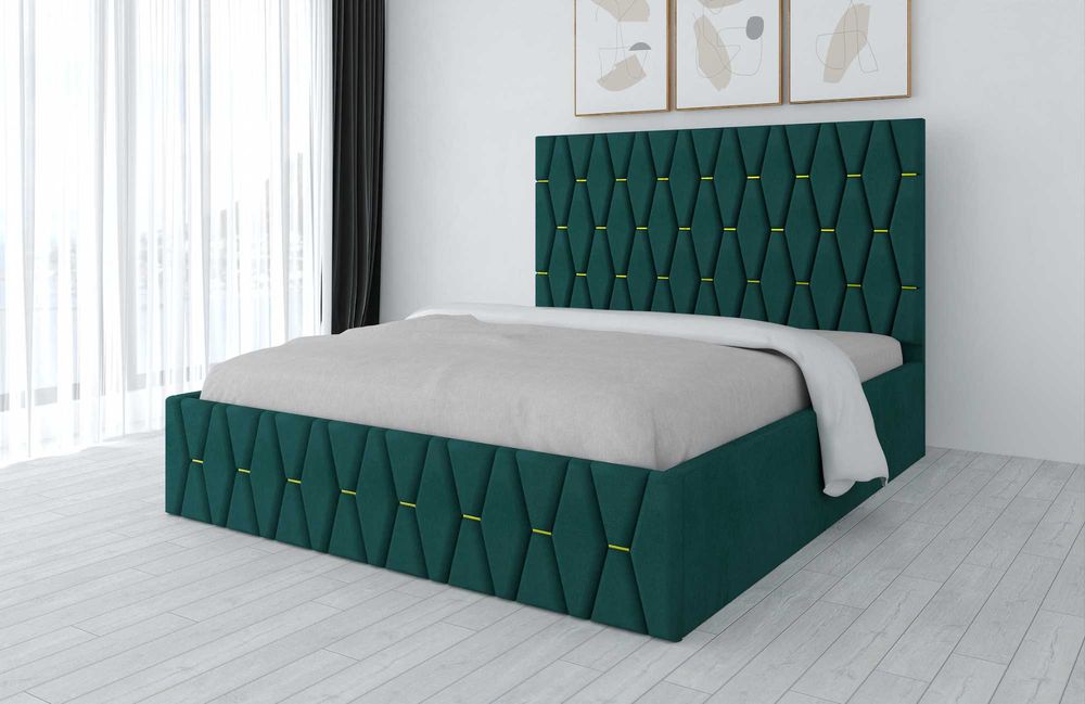 Paturi Tapitate Ieftine Gri Maro Verde Alb Negru Turcoaz Bej K47