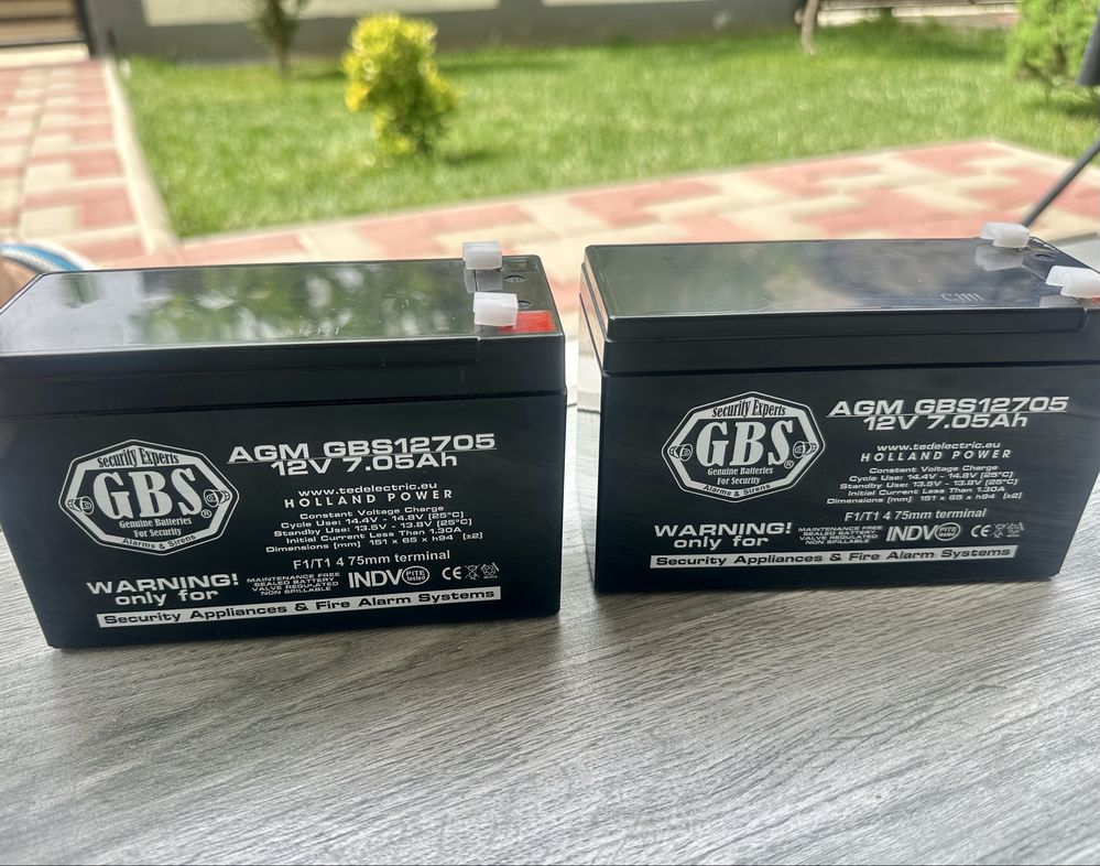 Acumulatori bateri gbs agm 12v 7,05 ah