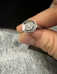 Бриллиант кольцо Италия 750 проба 1 карат