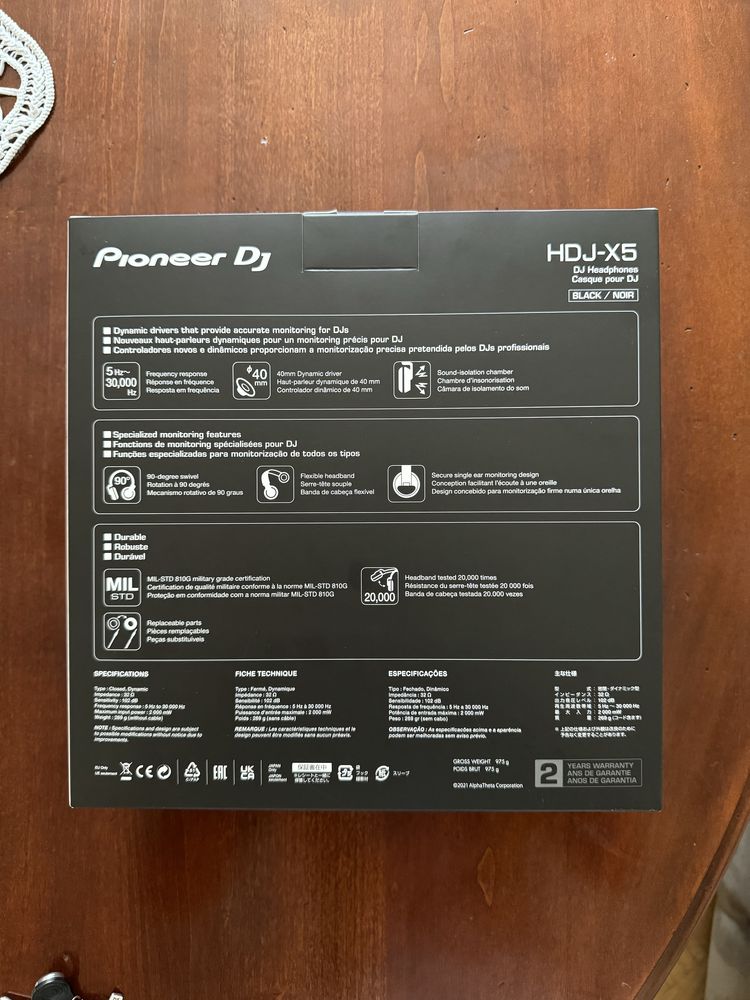 PIONEER DJ HDJ-X5 BLACK (sigilat, factura ,  garantie 36 de luni )