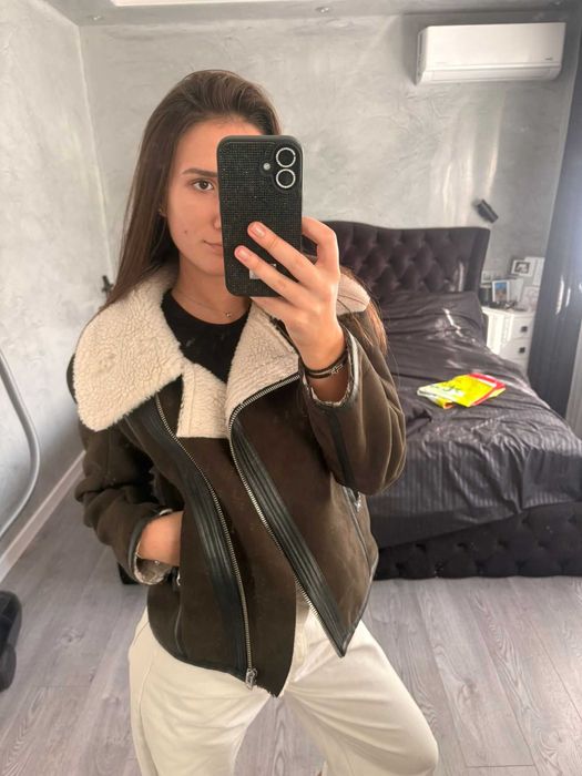 Дамско спортно топло палто