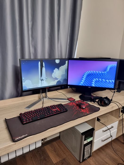 Productivity Gaming сет ъп монитор AOC Agon, Benq razer redragon