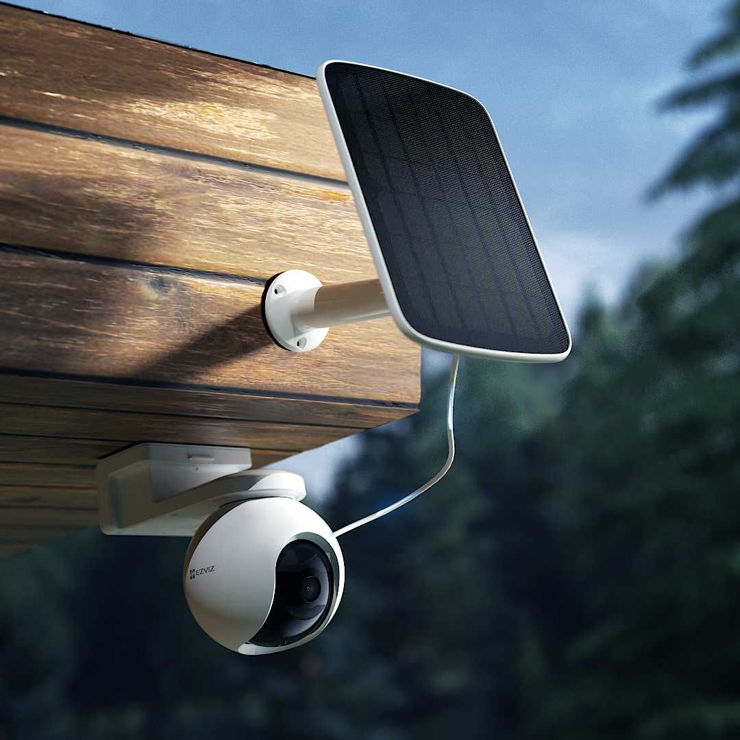 EZVIZ CS-EB8 камера 4G сим картой с сольничниый панели  камера
