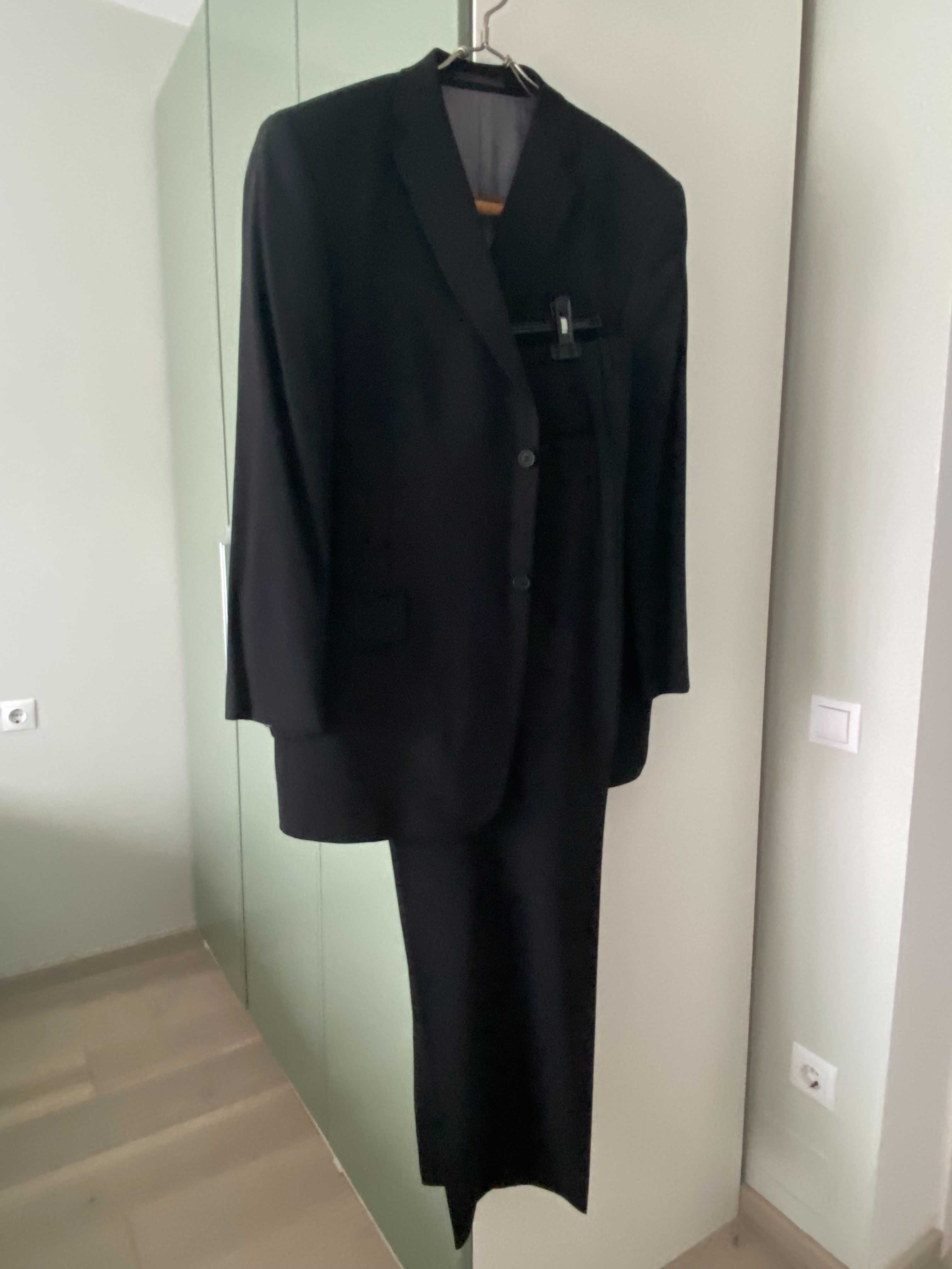 Vând costum negru nou Ted Baker din lână bărbătesc 46R/40