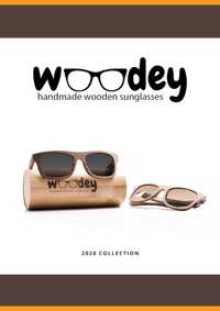 Оригинални Дървени очила - Woodey, Нови с кутийка и микрофибърна кърпа