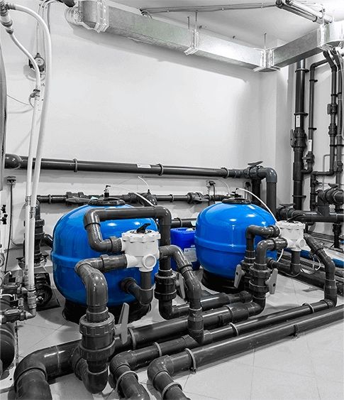 Устанофка филтр насос бассейн