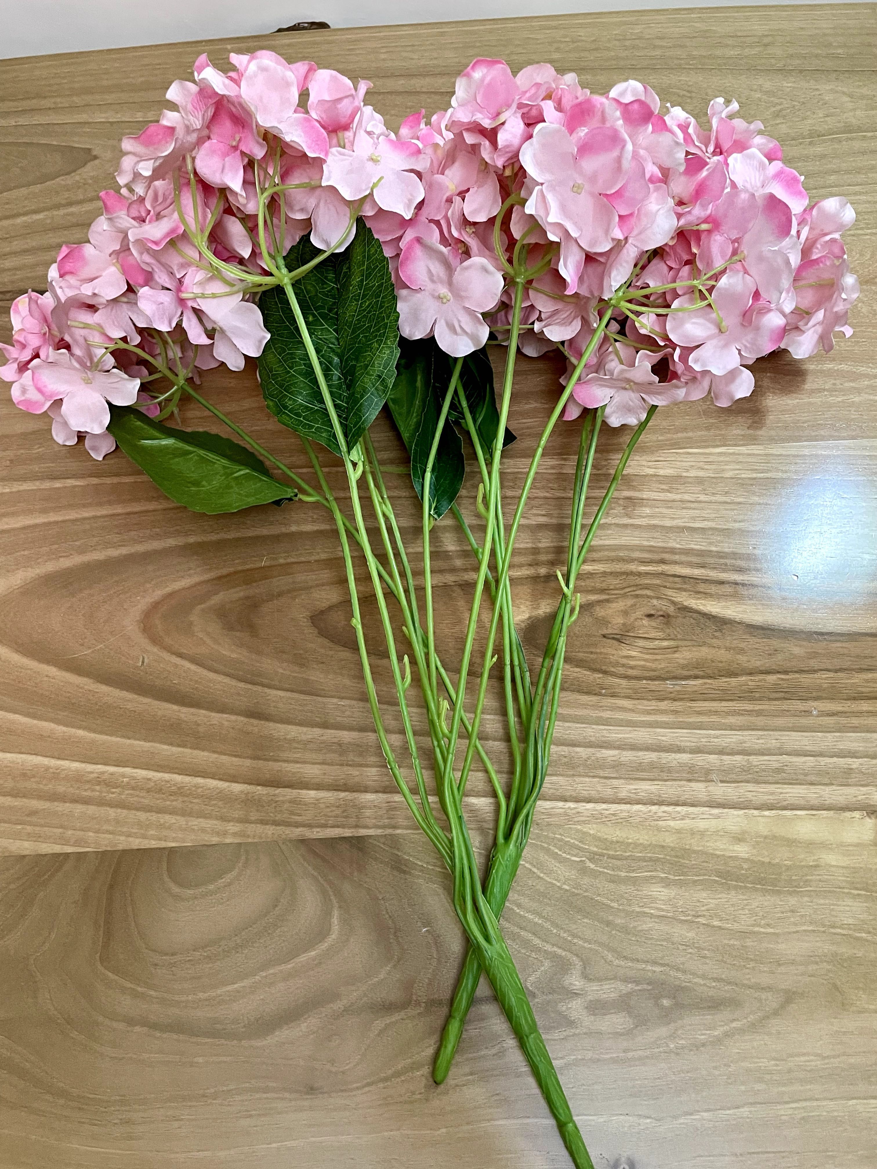 Гортензия розовая искусственная/ Hydrangea pushti sun'iy.