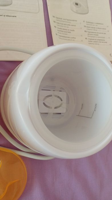 Incalzitor biberoane BEURER BY52, 80W, alb-portocaliu