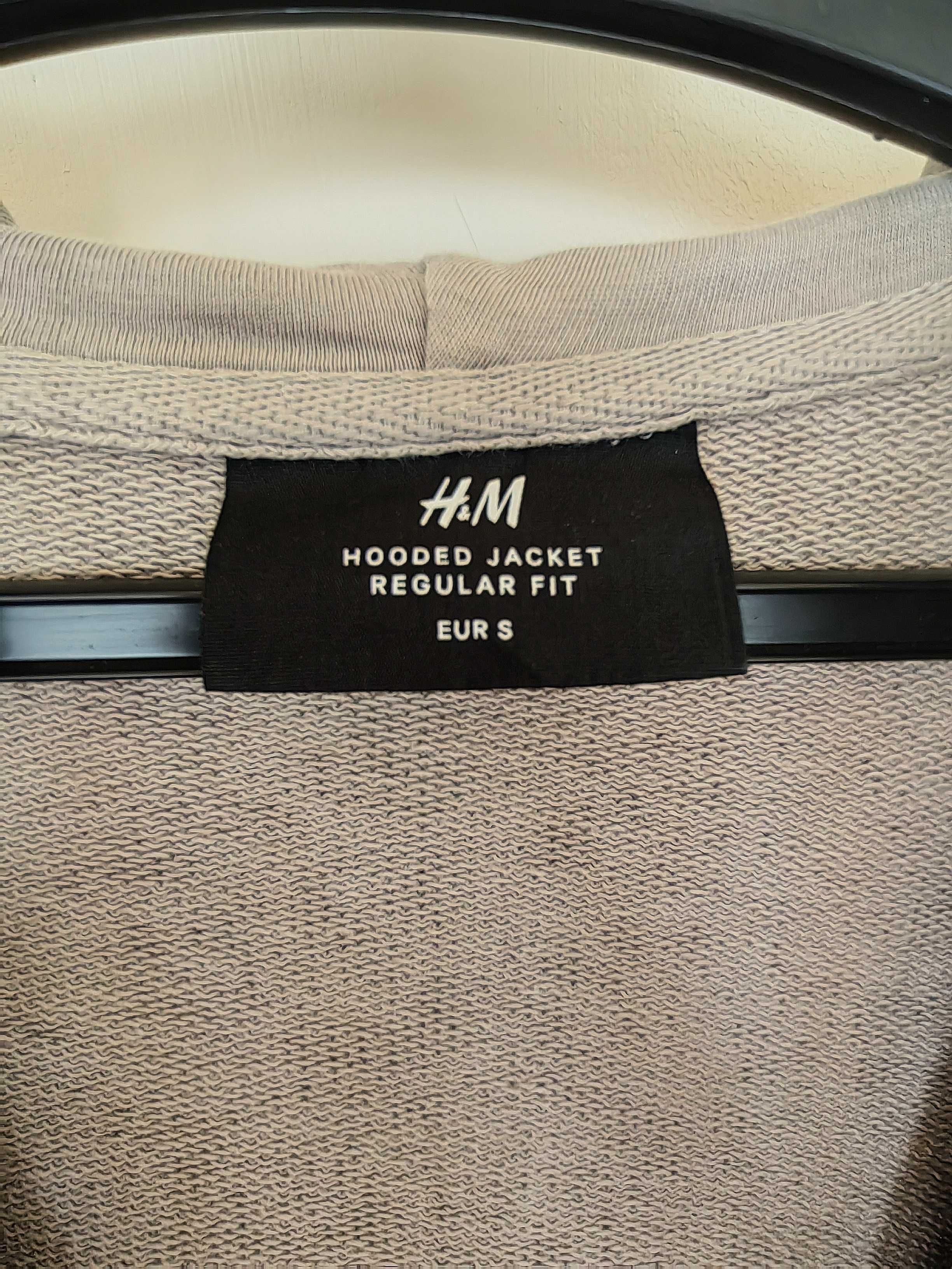 Hanorac barbati H&M gri cu fermoar