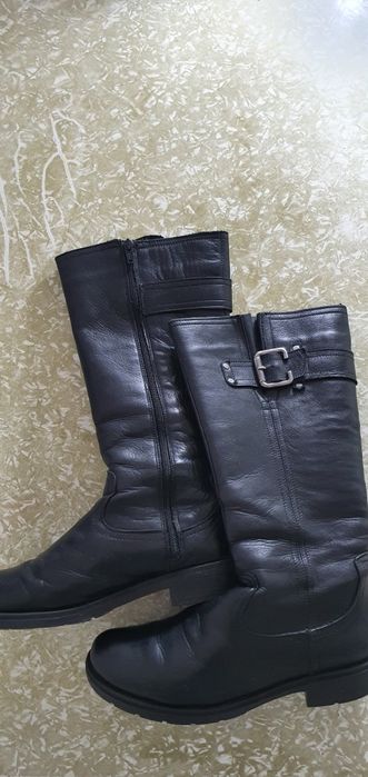 Cizme dama din piele,negre,captusite,masura 36