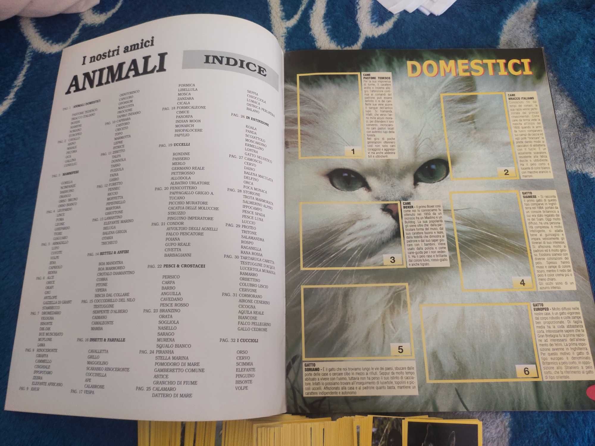 Album colectie "Prietenii nostri, animalele" (album + set de stickere)