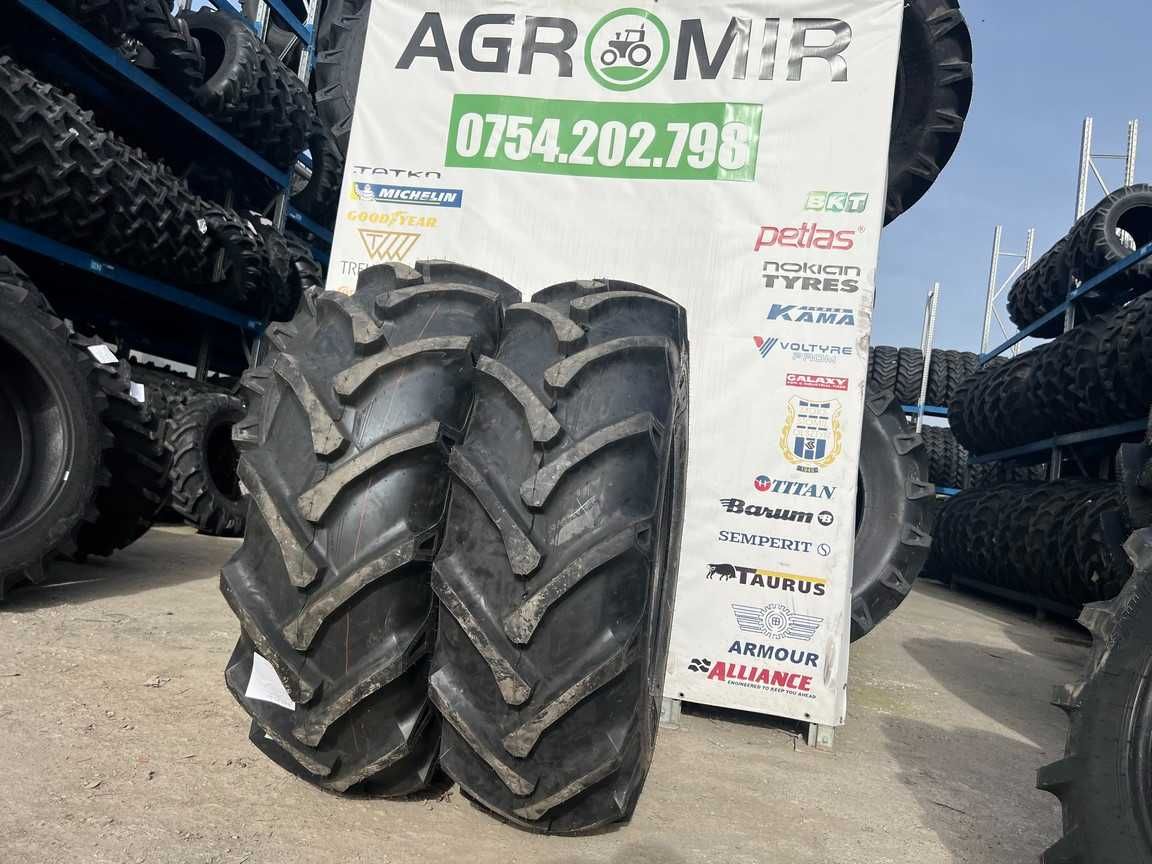 Anvelope noi 16.9-24 cu 8 pliuri marca CEAT pentru tractor fata