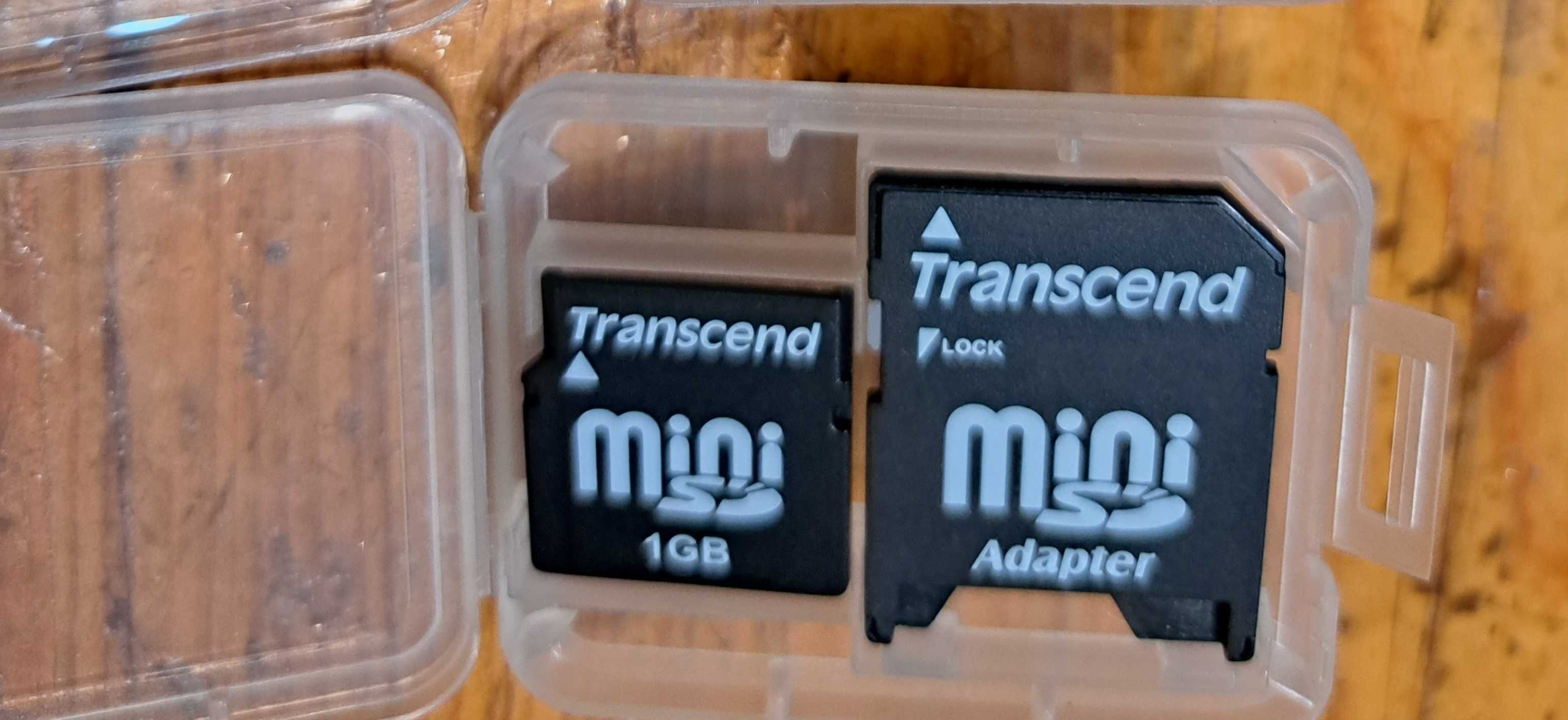 Карта памяти Mini Transcend 1 Гб.