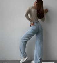 Продам джинсы женские прямые клеш трубы широкие с высокой посадкой

IN