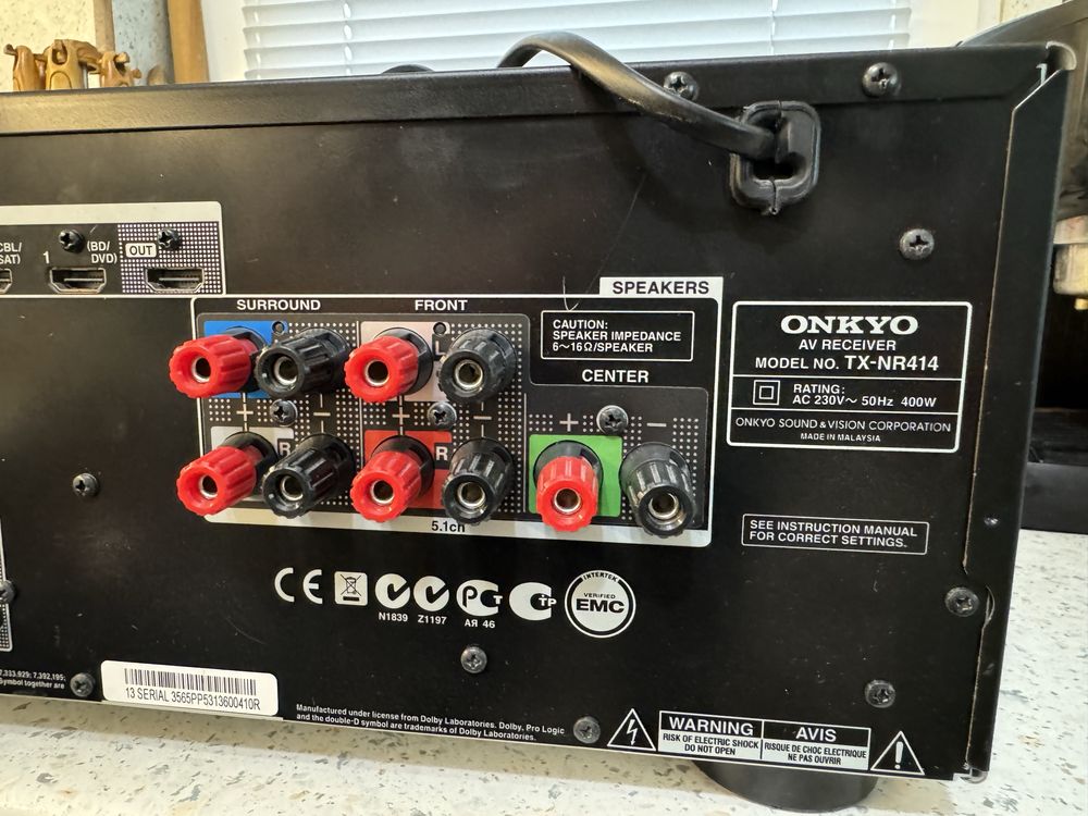 Onkyo TX-NR414 resiver