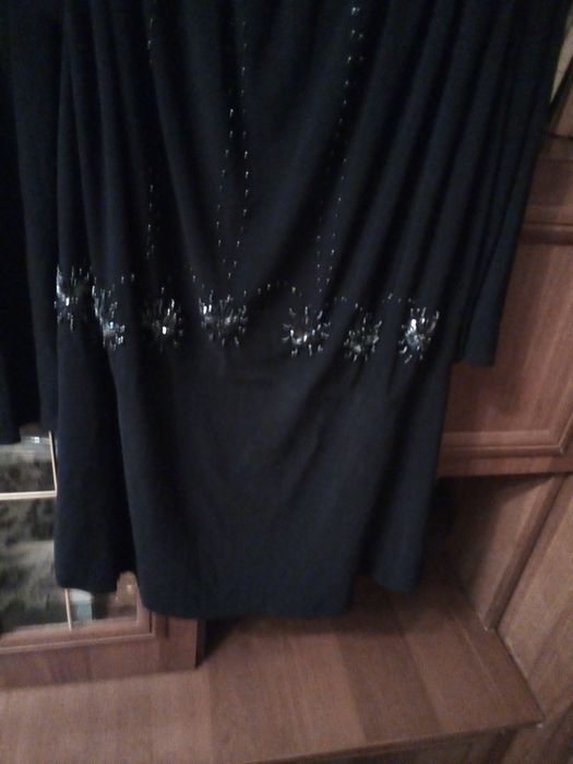 Темно синяя трикотажная двойка