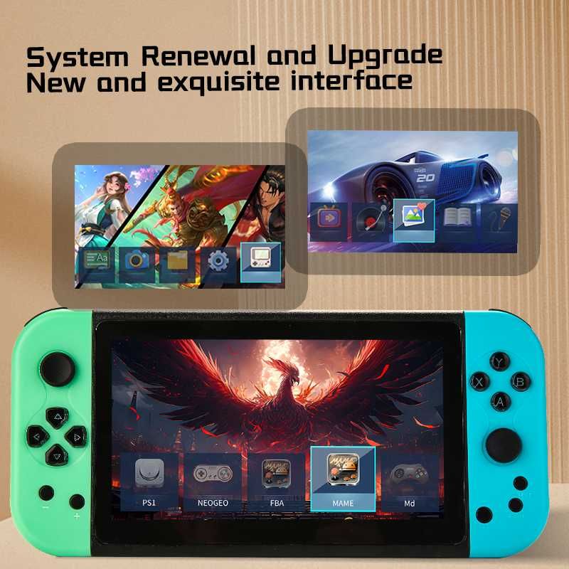 Преносима игра STELS, Smart Technology, 7.1 инча , HDMI, 23 000 игри