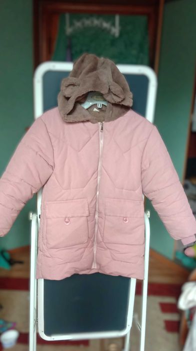 Детская куртка для девочки 8-9 лет