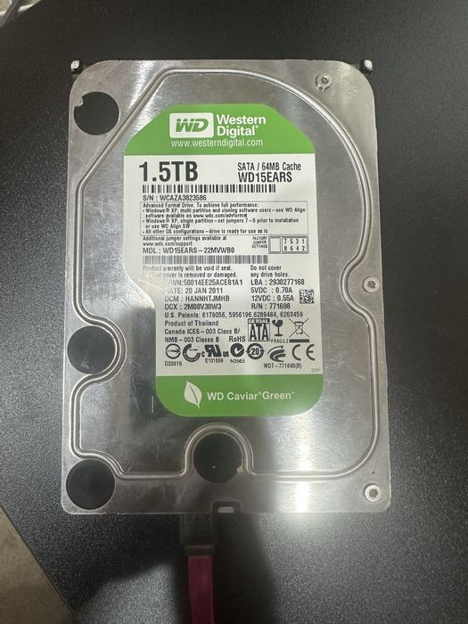 Жесткий диск 1.5 TB
