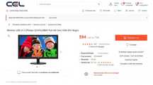 Monitor LED Philips 21.5", Wide, FHD, VGA, nou la cutie