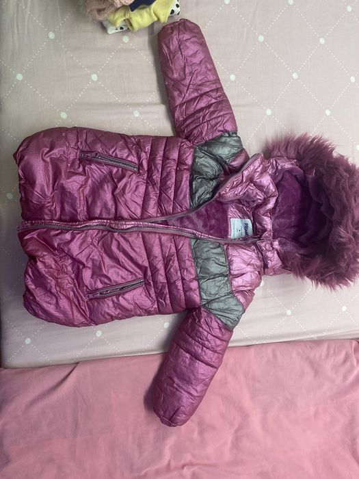 Зимно яке Primigi 3-4г., грейка и шушляков панталон с тиранти Coccodri