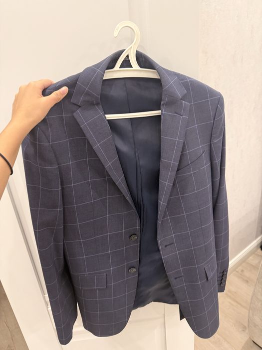 Новый пиджак Glasman, тёмно-синий, размер 46–48 (S–M)