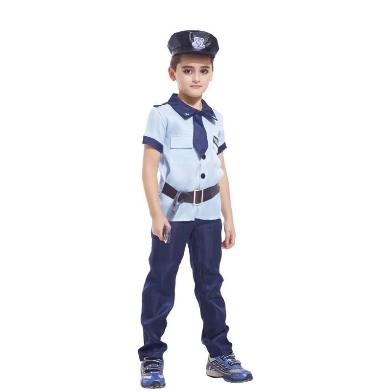 Costum Super Politist ARIN®, pentru copii, 5-7 ani, 110-120 cm