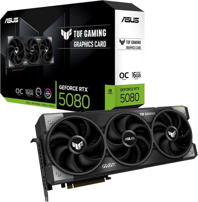 Видео Карта ASUS TUF Gaming RTX 5080 16GB GDDR7 OC Edition