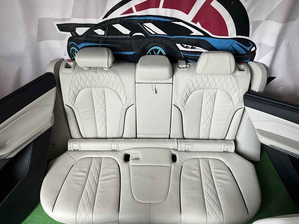 Bmw X5 G05 Scaune Interior Complet Comfort Individual Nappa Alb