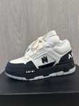 Amiri MA-1 Men's White Black Logo Patch Sneakers, Full box