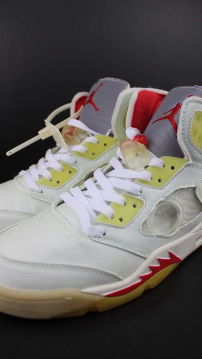 Air Jordan 5 Off-White Sail + CADOU | TRANSPORT GRATUIT
