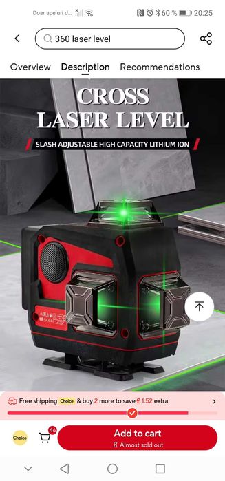 Nivela cu laser și muzică