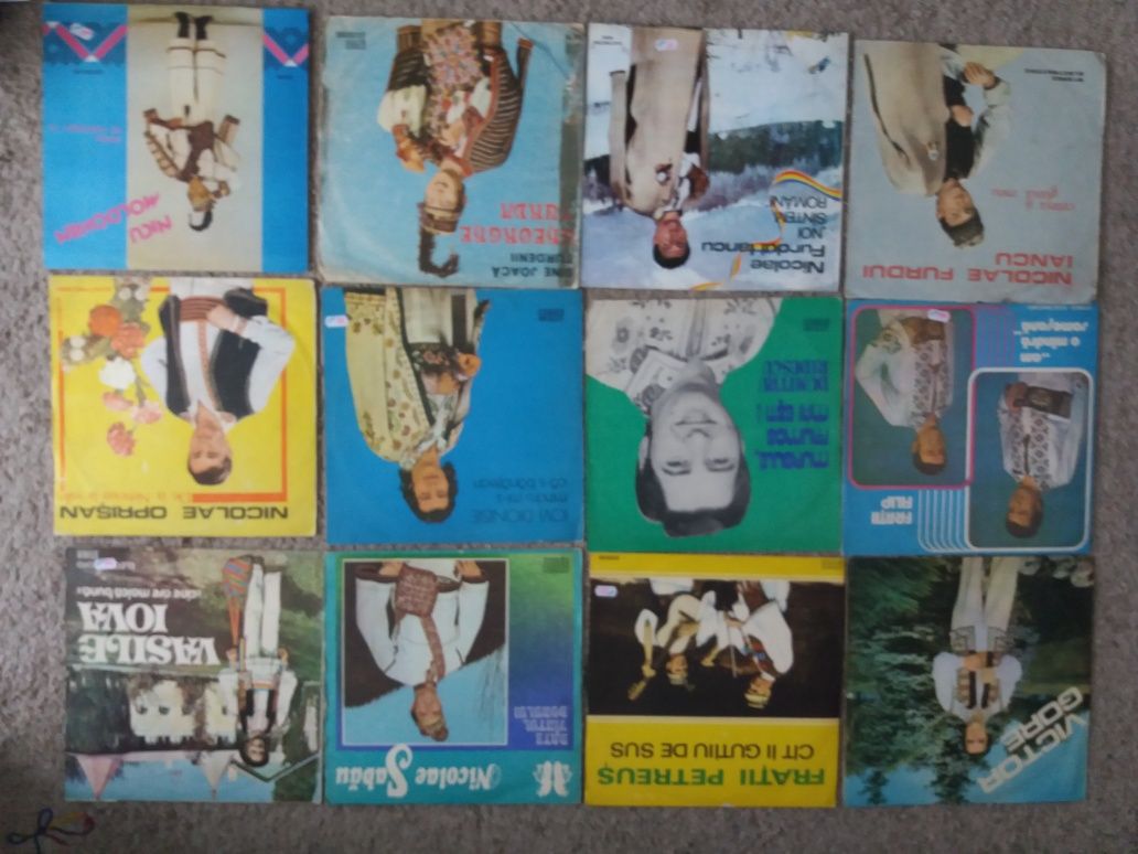 24 disc vinil pickup muzica populara Ardeal Banat Maramures Muntenia..