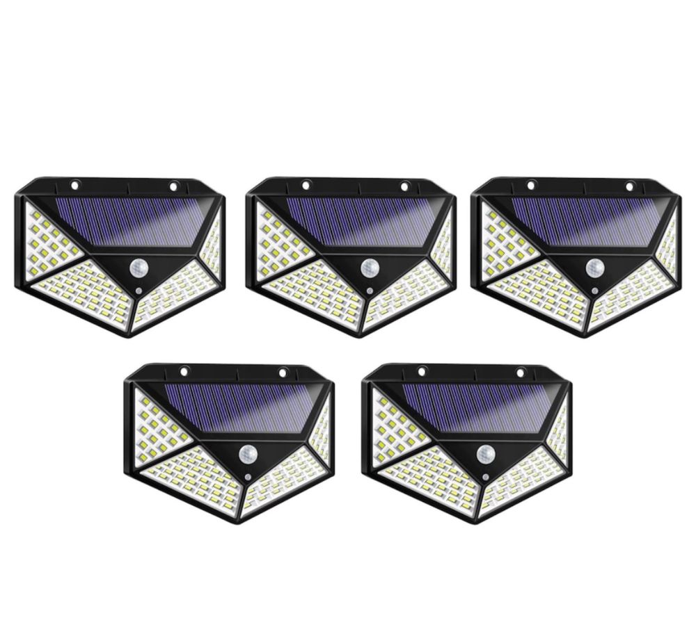 Set 3 Lampi LED solare cu senzor 5m – se lipește oriunde!