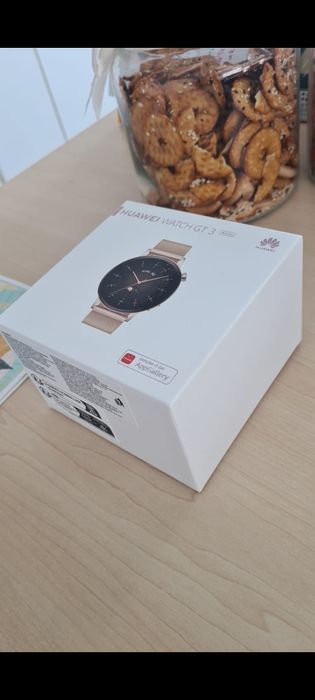 Smartwatch Huawei Watch GT 3 Milo-B19T, 42 mm, Elegant Gold Milanese