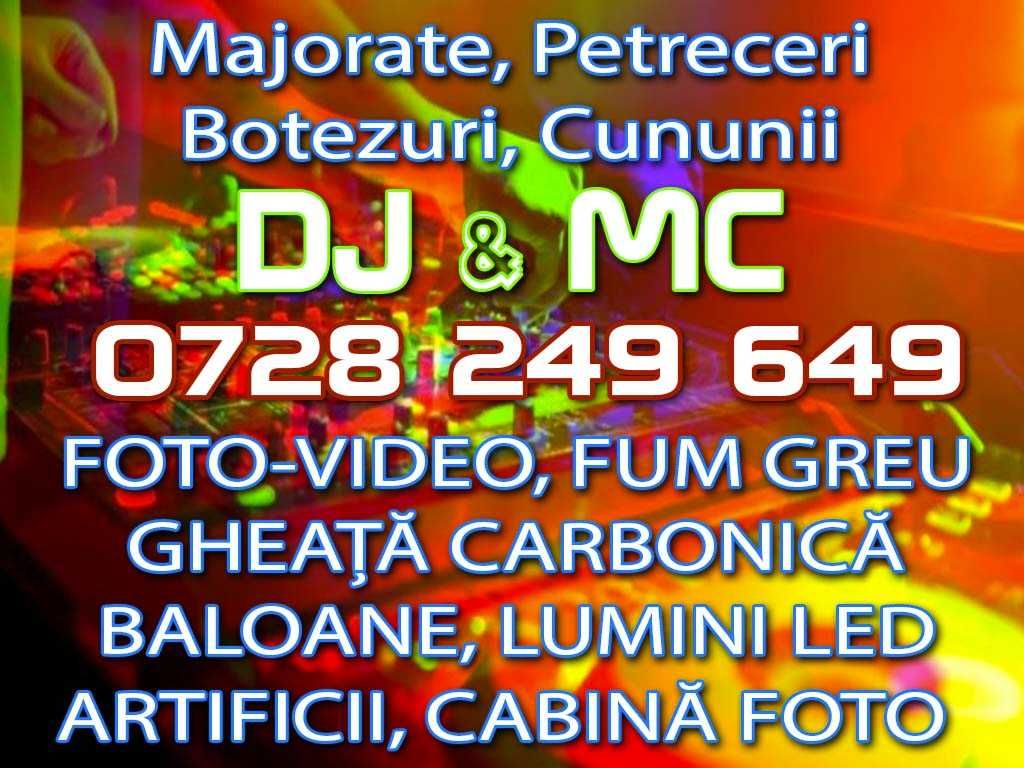 MC & DJ pentru majorat, petrecere, botez, cununie, nunta