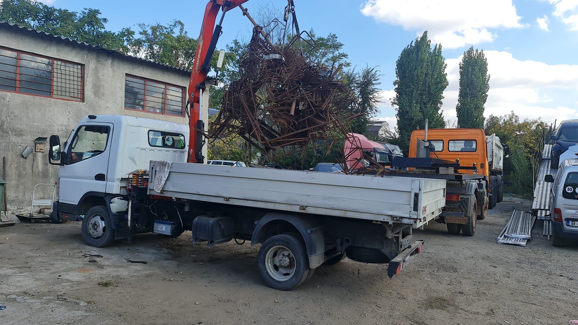 Mitsubishi Canter macara hidraulică bena basculabila nu mercedes iveco