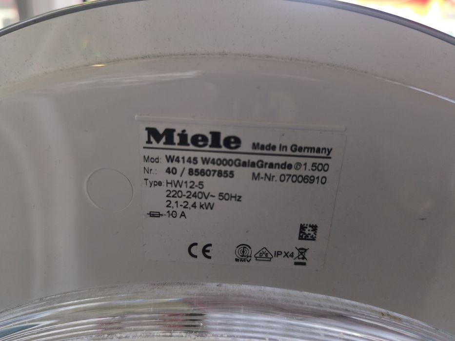 Пералня Miele W4000 Gala Grande 7кг. 1500об. Ивнерторна клас А+