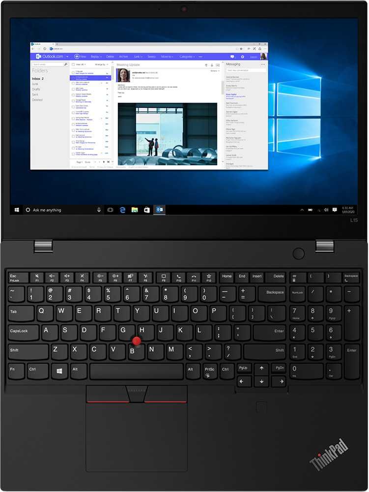 15.6"IPS ThinkPad L15 / Intel i3 / 20GB / 256GB SSD / Win10Pro