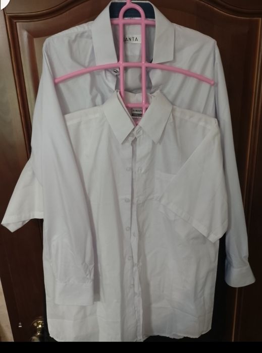 Рубашка школьная новая для мальчика на рост 162-164