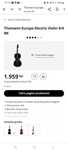 Vioara electro-acustica Harley Benton 4/4