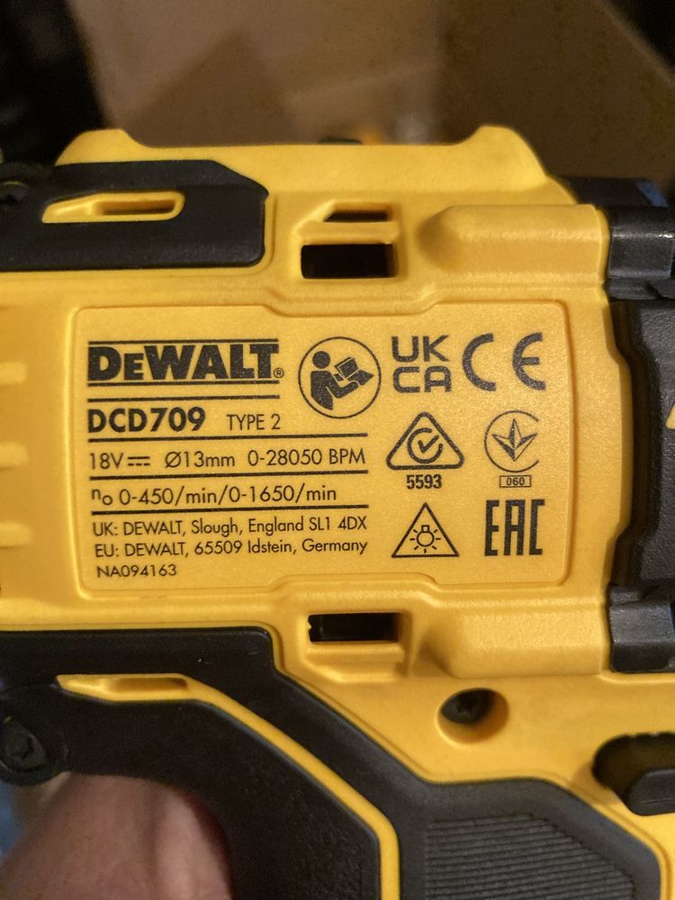 Нови винтоверти деволт Dewalt DCD709 DCD778