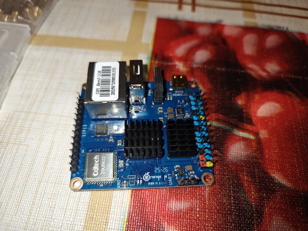 Алтератива на Raspberry Pi - Orange Pi Zero 3 - 1 GB RAM.