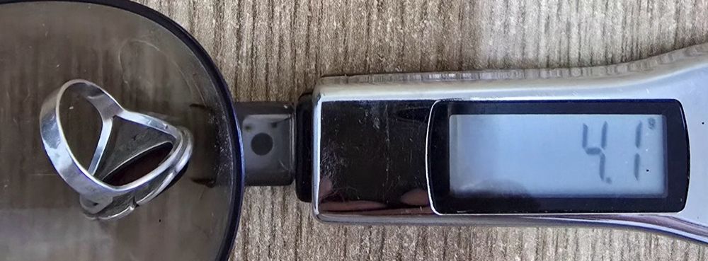 Inel argint 925 ,chihlimbar natural