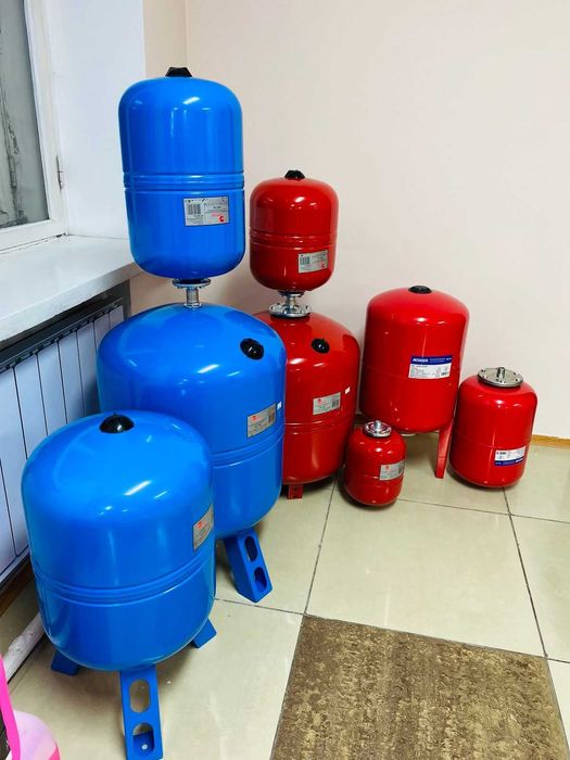 Расширительные баки (гидроаккумуляторы) для отопления и водоснабжения.