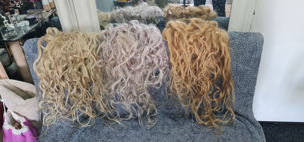 Vând extensii par natural lungime 60 cm clip online f dese și frumoase