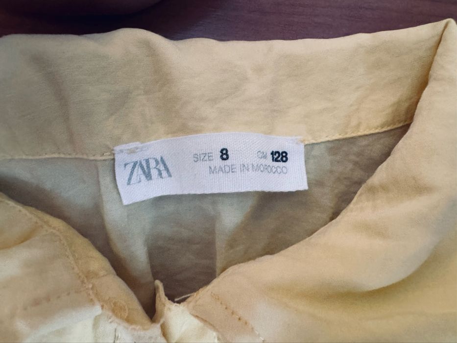 Страхотен жълт гащеризон Zara за момиче
