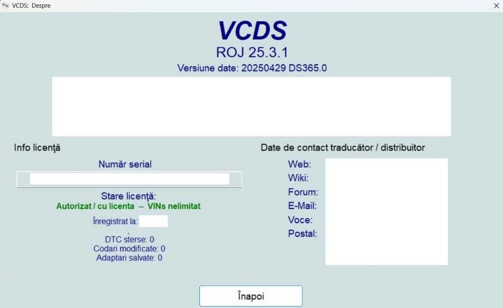 Tester VAG VCDS REAL HEX V2 ARM STM32F429 25.3.2 En/Ro din August 2025
