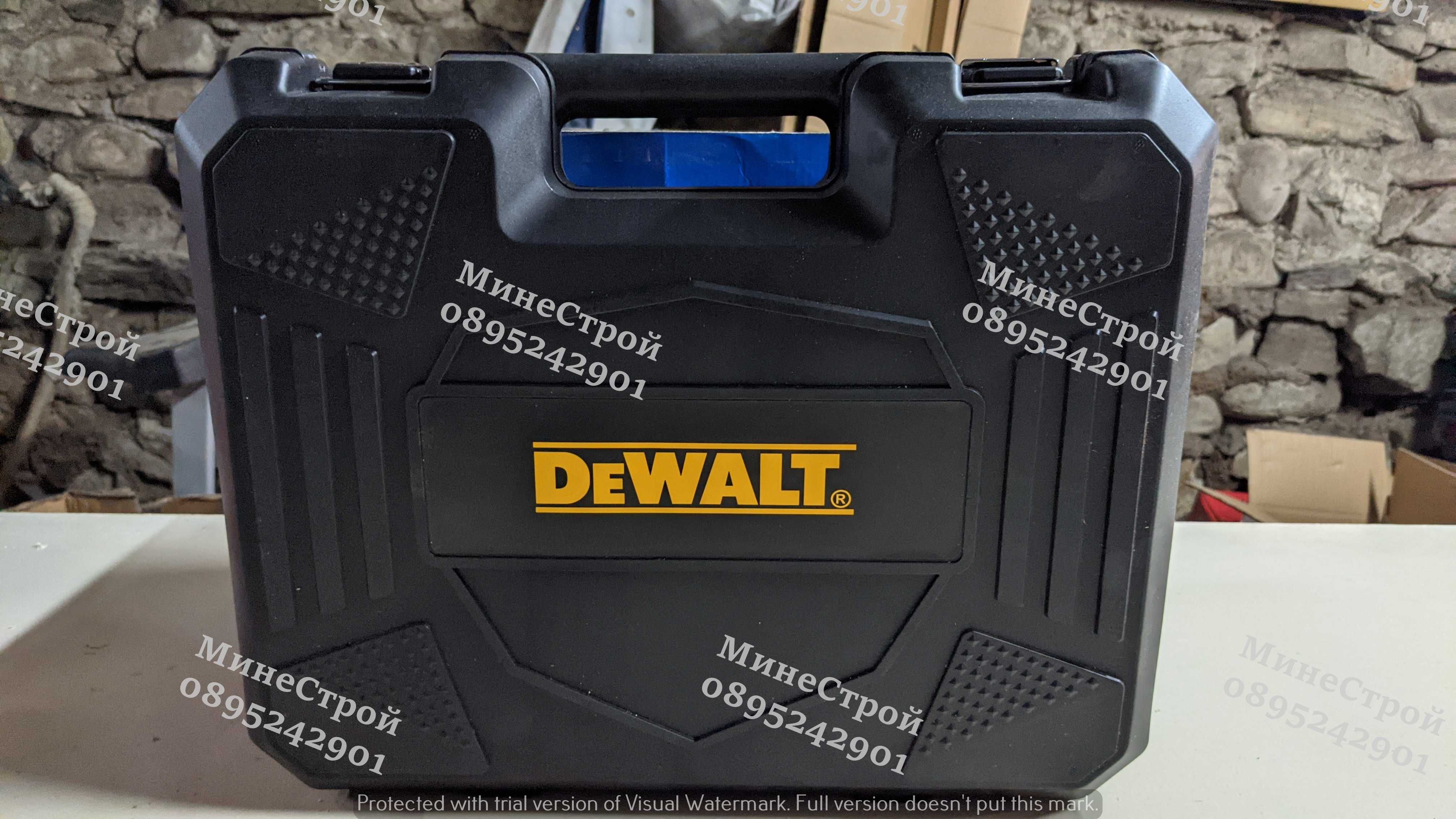 Акумулаторен ударен винтоверт DeWalt 24V 5Ah с 2 батерии Девалт 99част