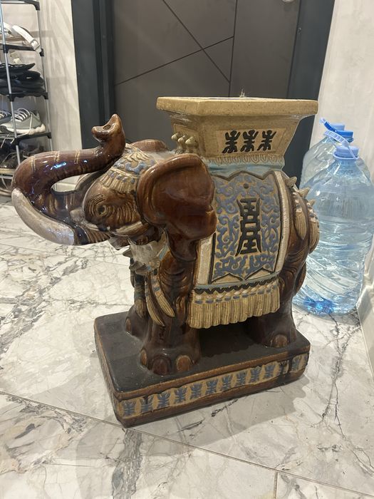 Антично керамично слонче Индия АШВАГАНДА